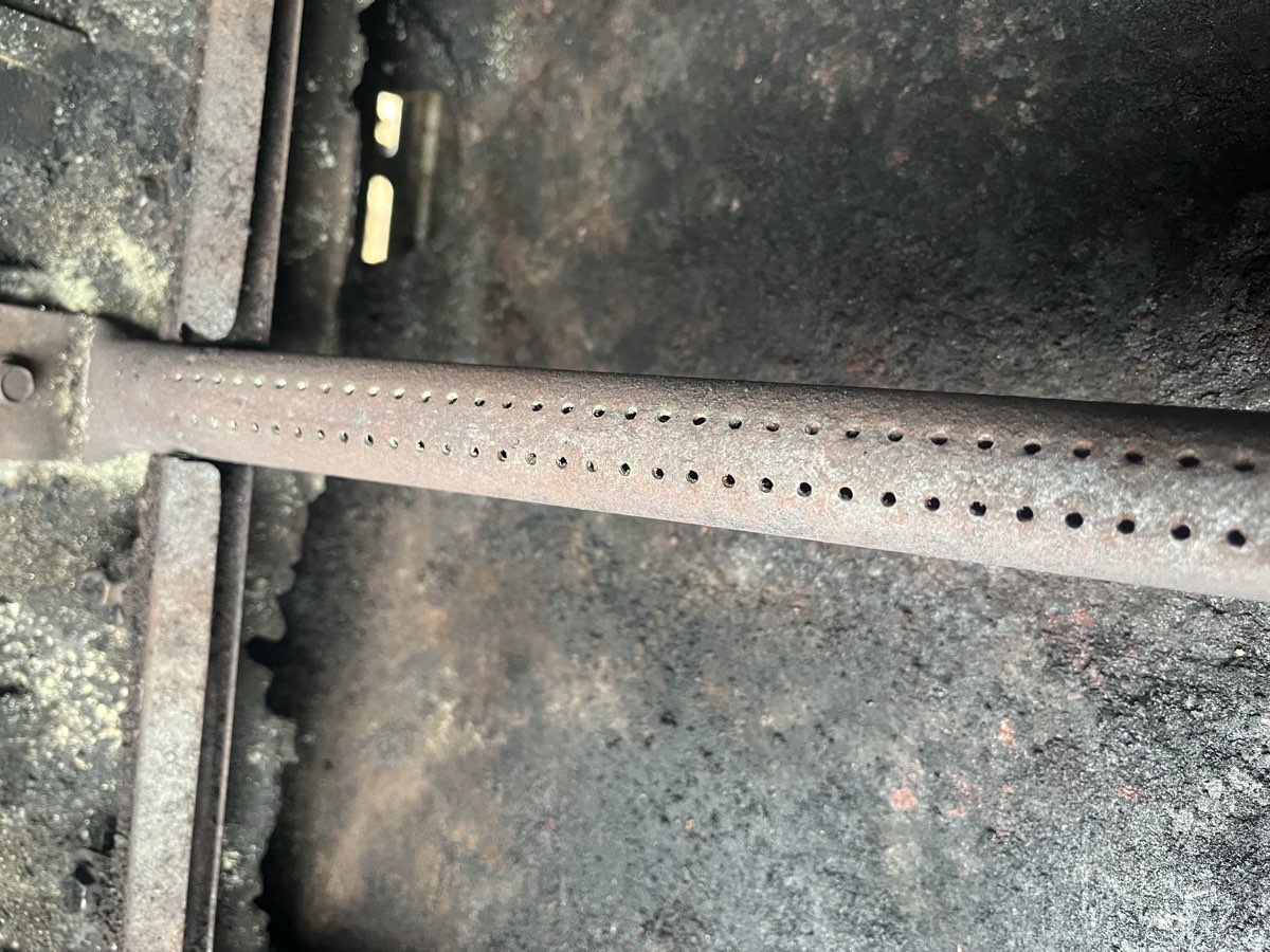 Grill after professional cleaning